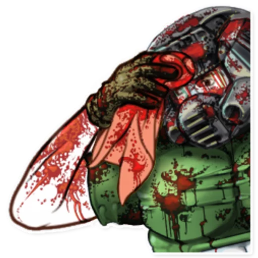 Стикер 2 из набора «DOOM»