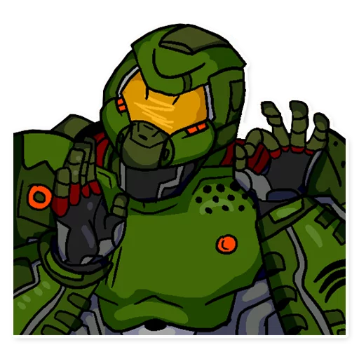 Стикер 4 из набора «DOOM»