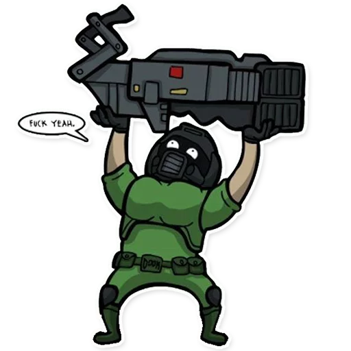 Стикер 6 из набора «DOOM»