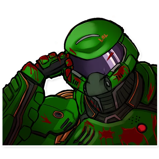 Стикер 7 из набора «DOOM»