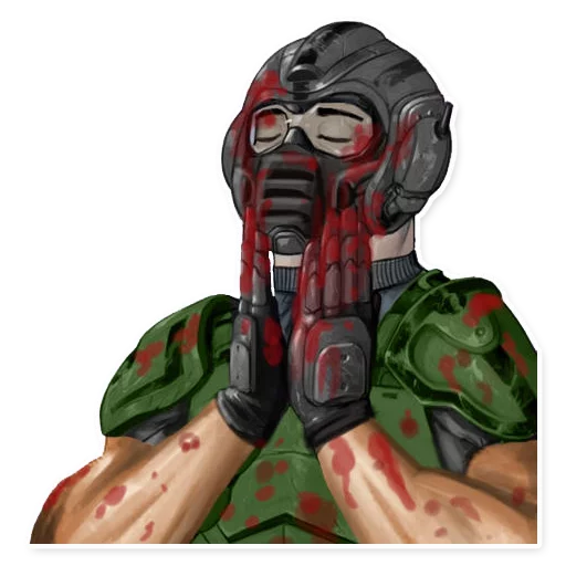 Стикер 8 из набора «DOOM»