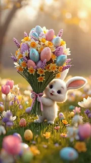 Стикер 8 из набора «Easter Bunny @TVstickers»