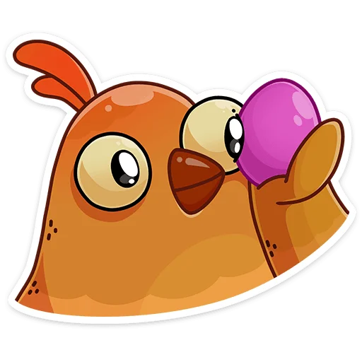 Стикер 15 из набора «Пасхальная Клунька :: @stickroom»