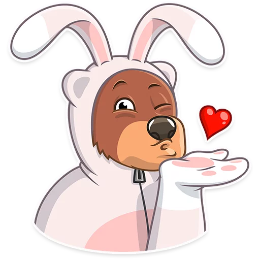 Стикер 2 из набора «Easter Bear»