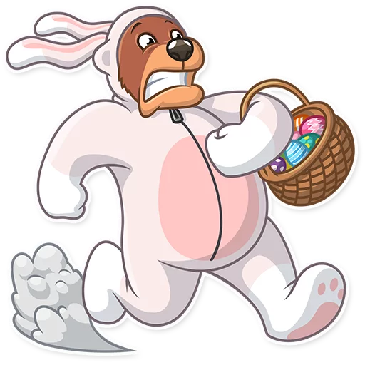 Стикер 14 из набора «Easter Bear»