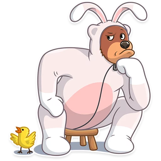 Стикер 16 из набора «Easter Bear»