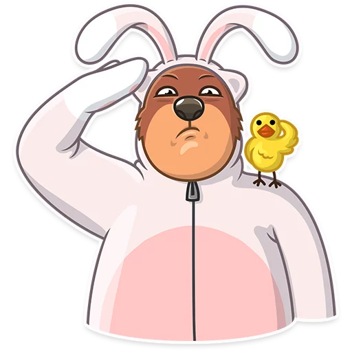 Стикер 5 из набора «Easter Bear»
