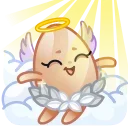 Стикер 2 из набора «Пасхальные яйца @stickers_max»