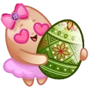 Стикер 13 из набора «Пасхальные яйца @stickers_max»