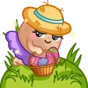 Стикер 16 из набора «Пасхальные яйца @stickers_max»