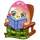 Стикер 18 из набора «Пасхальные яйца @stickers_max»