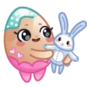 Стикер 3 из набора «Пасхальные яйца @stickers_max»