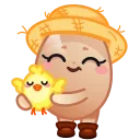 Стикер 6 из набора «Пасхальные яйца @stickers_max»