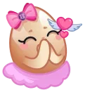 Стикер 7 из набора «Пасхальные яйца @stickers_max»