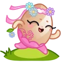 Стикер 9 из набора «Пасхальные яйца @stickers_max»