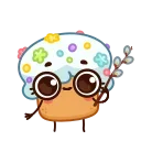 Стикер 3 из набора «Куличик @TgSticker»