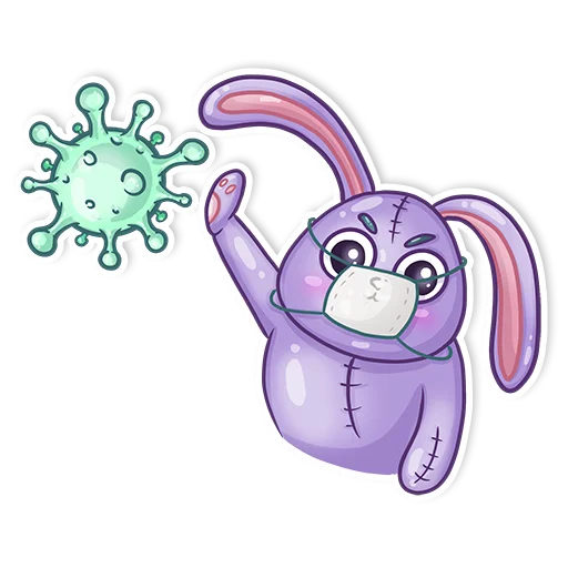 Стикер 18 из набора «Easter Rabbit Toy»