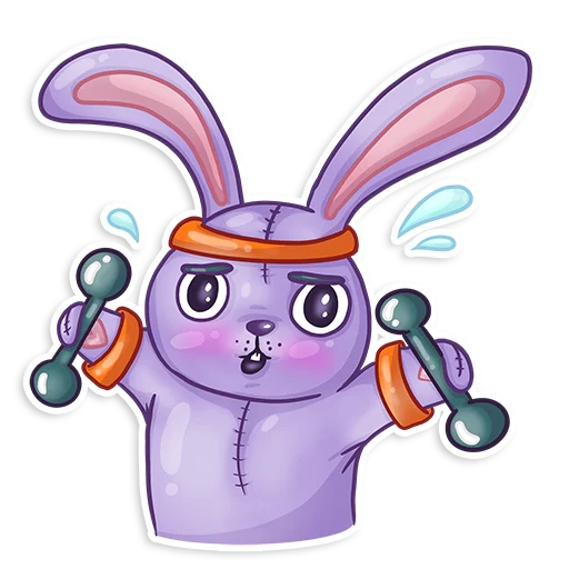 Стикер 3 из набора «Easter Rabbit Toy»