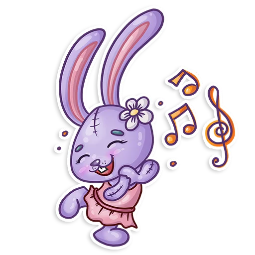 Стикер 5 из набора «Easter Rabbit Toy»