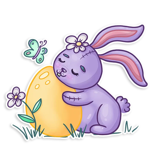 Стикер 7 из набора «Easter Rabbit Toy»