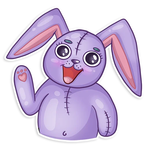 Стикер 8 из набора «Easter Rabbit Toy»