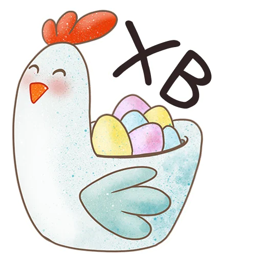 Стикер 20 из набора «Easter Spring by @sasshhaaaa»