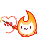 Стикер 12 из набора «Little Flame»