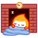 Стикер 15 из набора «Little Flame»