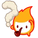 Стикер 18 из набора «Little Flame»