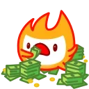 Стикер 19 из набора «Little Flame»