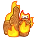 Стикер 3 из набора «Little Flame»