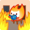 Стикер 8 из набора «Little Flame»