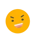 Стикер 5 из набора «Flat Emoji @AM_stickers»