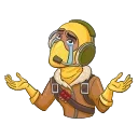 Стикер 14 из набора «Fortnite»
