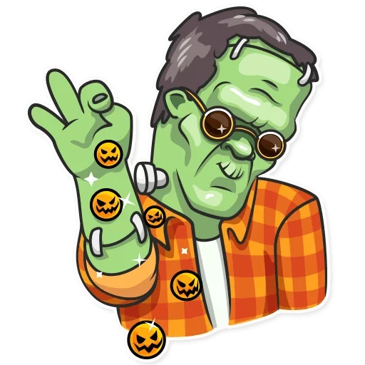 Стикер 11 из набора «FrankenStein:: @Stickers_of_Telegram»
