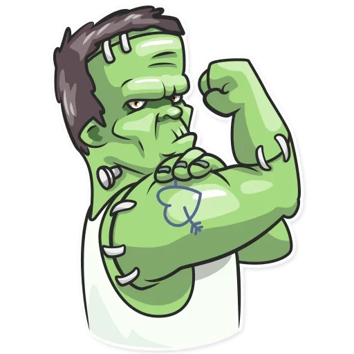 Стикер 13 из набора «FrankenStein:: @Stickers_of_Telegram»