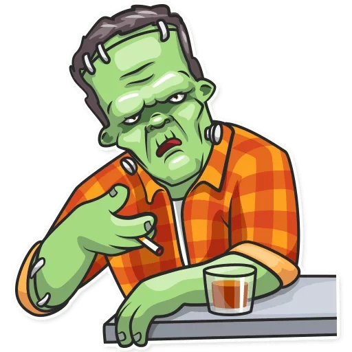 Стикер 19 из набора «FrankenStein:: @Stickers_of_Telegram»