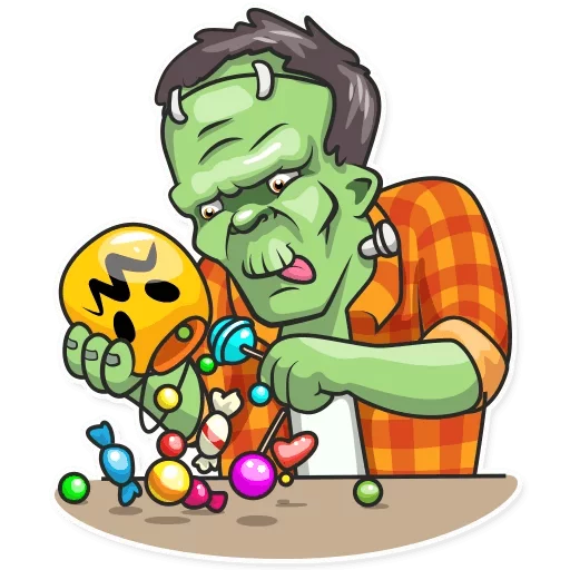 Стикер 20 из набора «FrankenStein:: @Stickers_of_Telegram»