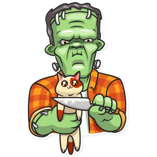 Стикер 8 из набора «FrankenStein:: @Stickers_of_Telegram»