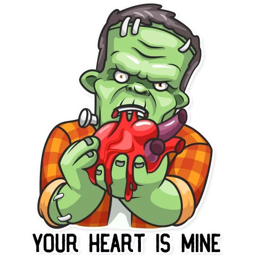 Стикер 10 из набора «FrankenStein:: @Stickers_of_Telegram»