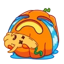 Стикер 13 из набора «Pumpkins»