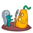 Стикер 14 из набора «Pumpkins»
