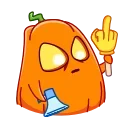 Стикер 17 из набора «Pumpkins»