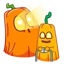 Стикер 18 из набора «Pumpkins»