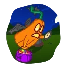 Стикер 7 из набора «Pumpkins»