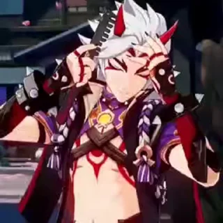 Стикер 8 из набора «Genshin Gif by @keiriststicks»