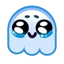 Стикер 2 из набора «Ghost Emoji @TgEmojis»
