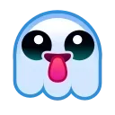 Стикер 12 из набора «Ghost Emoji @TgEmojis»