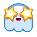 Стикер 15 из набора «Ghost Emoji @TgEmojis»