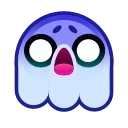 Стикер 20 из набора «Ghost Emoji @TgEmojis»